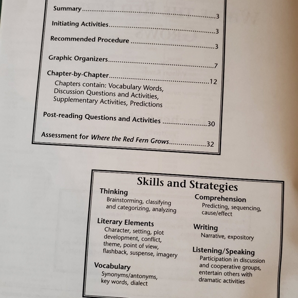 Where the Red Fern Grows Literature Unit for Classroom Use - Picture 2 of 2